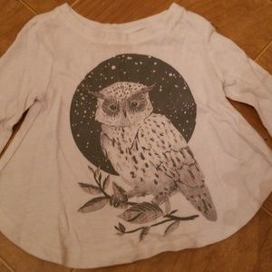 Long sleeve owl tee